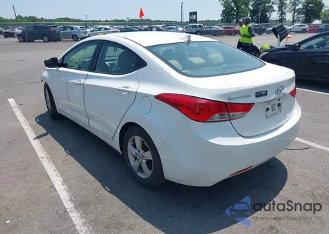 2013 Hyundai Elantra Gls из США, поврежденный, VIN 5NPDH4AE3DH275172